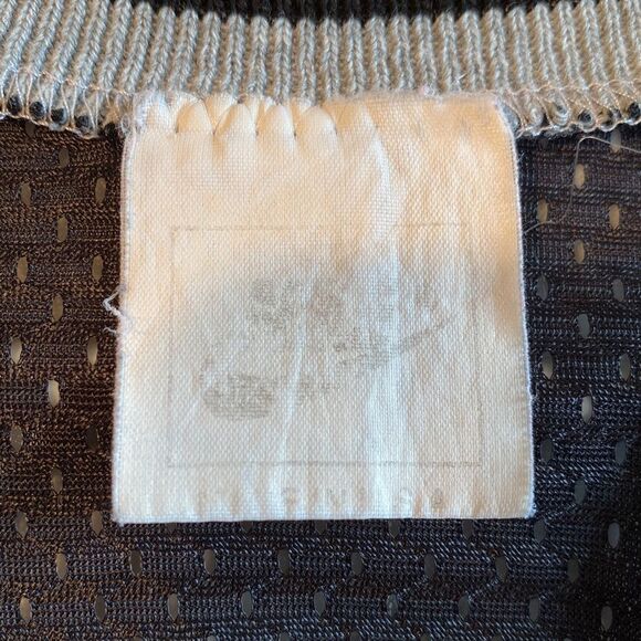 Z Vintage Nike Tank Top Medium Mesh Ribbed Trim Embroidered Logo - Picture 5 of 6